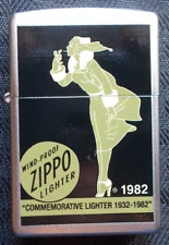 Zippo LIGHTER COMMEMORATIVE 1932-1982 New w/ tag, USA-Windproof lighter-NEW pics picture