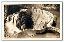c1910's View Of Roosevelt Dam Phoenix Arizona AZ RPPC Photo Antique Postcard picture