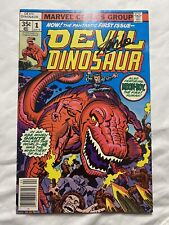 Devil Dinosaur #1 Signed Stan Lee & Jack Kirby Key 1st Moon Boy & DD 1978 VF picture
