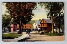Alstead NH-New Hampshire, Main St, Antique, Vintage c1922 Postcard picture