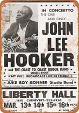 Metal Sign - 1975 John Lee Hooker in Houston -- Vintage Look picture
