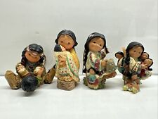 Friends Of The Feather Native Americans Figurine Enesco 1994-2000 Lot Of 4 picture