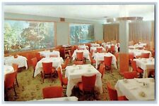 New York NY Postcard Oak Room Fairmont Hotel Interior Restaurant c1960 Vintage picture