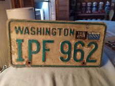 Vintage 2000 Washington License Plate 9221 picture