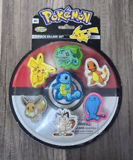 Pokémon 7 Piece Eraser Set School Supplies NEW 2016 Sealed picture