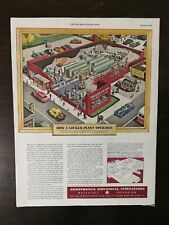 Vintage 1947 Armstrong's Industrial Insulations Factory Original Full Page Ad picture