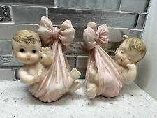 Baby Sleeping Babies Child Ceramic Girl and Boy Figurine Decor picture