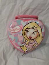 Lil Bratz 2005 Candy Cool Marshmallows Heart Shaped Empty Tin Purse Container picture