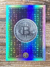 2022 Cardsmiths Currency Series 1 1st Edition #10 Bitcoin Crystal Sparkle Card picture