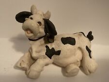 90’s Vintage Russ Country Cow Resin Figurine Item 14311 ~ SAME DAY BOX SHIP ~ picture