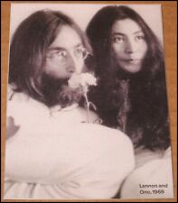 2003 John Lennon & Yoko Ono in 1969 RS Magazine Clipping 3.25