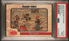 2020 UD Disney Mickey Mouse Comic Cuts 1960 Dell Issue #74 #CC74 PSA 9 MINT Card picture