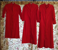 Roman Cassocks - Lot of Five - Red - Various Sizes - Gaspard picture