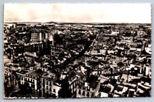 Real Photo Postcard Spain Seville Aerial View of City c1950s picture