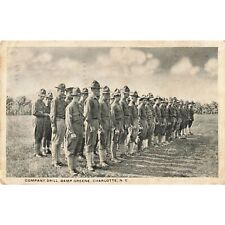 1917 Camp Greene Charlotte North Carolina Soldiers Performing Company Drill picture