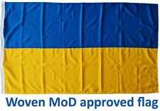 Ukraine national flag MoD approved sewn stitched woven Ukrainian UKR woven UK picture
