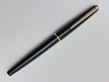 MONTBLANC 320 FOUNTAIN PEN IN BLACK WITH GOLD TRIM & 14K GOLD EF NIB - MINT picture