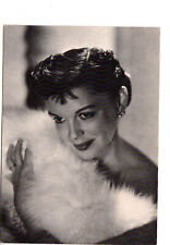 Postcard: Judy Garland; movie actress; 1954 picture