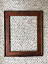 Antique Edwardian Picture Frame, Solid Wood, (Walnut?) Undersized 14 x 18; GUC picture