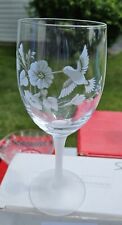 Avon Gift Collection Hummingbird Crystal Goblets One Pair New in box picture