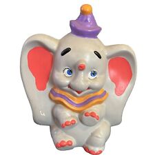 Vintage Walt Disney Ceramic Dumbo The Flying Elephant Figure Small Crack Disney picture