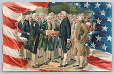 Postcard Washington's Inauguration as President 1909 Vintage picture