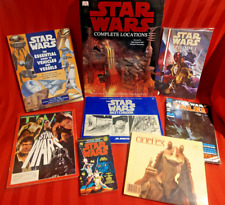 STAR WARS - 8 Book Lot - Cinefex/1st Eds./Marvel/Tech guides/SketchBook Nice picture