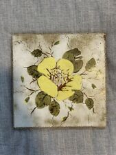 Vintage Ceramic Tiles Retro Mid Century Made In Italy Coasters Or Hot Pads picture