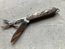 OLD LADY ART NEW VINTAGE KNIFE KNIFE CANIF picture