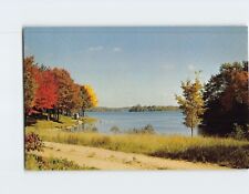 Postcard Autumn Lakeside picture