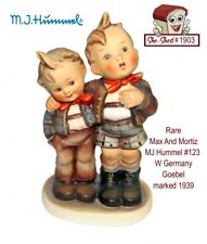 MJ Hummel Max and Moritz * Rare * Vintage Goebel Figurine #123 picture