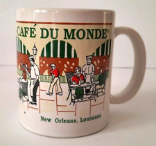 Café Du Monde Coffee Mug Cup New Orleans -The Original French Market Pre-owned picture
