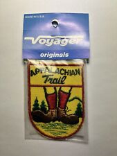 Vintage Voyager Originals APPALACHIAN TRAIL Hiking Boots Iron On Patch NIP picture