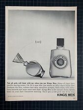Vintage 1963 Kings Men After Shave Print Ad picture