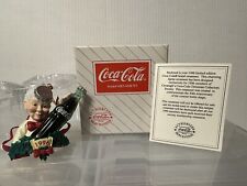 Coca-Cola Vintage 1996 Sprite Boy Holiday Christmas Ornament EUC Original Box picture