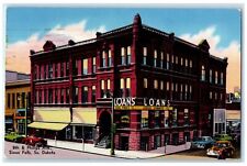c1940s Sioux Finance Company Exterior Roadside Sioux Falls South Dakota Postcard picture