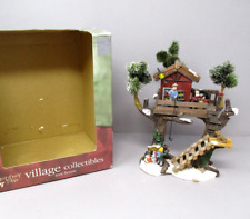Holiday Time Christmas Tree House Village Collectibles picture