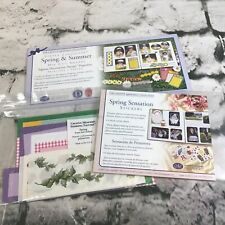 Creative Memories Scrapbooking Kits Stickers Lot Spring Sensation And Summer picture
