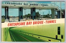 Postcard Virginia Chesapeake Bay Bridge Tunnel Banner Multi View picture