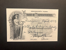 House of Representative Membership Pass from 1939 picture