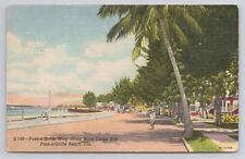 Postcard Pass A Grille Way Along Boca Ceiga Bay Pass A Grille Beach Florida 1955 picture