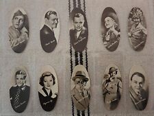1934 CARRERAS FILM STARS OVAL COMPLETE SET OF 72 picture