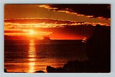Anchorage AK-Alaska, Beautiful Sunset Land the Midnight Sun Vintage Postcard picture