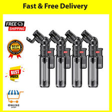 Torch Lighters 4 Pack Butane Refillable Torch Lighter Rotatable Head Windproof picture