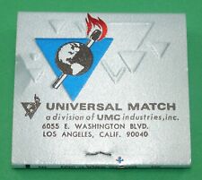 Universal Match Sales Los Angeles, CA. Vintage Matchbook Full Unstruck picture
