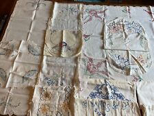 Large Lot – Vintage Embroidered Linens, Many Sizes and Types picture