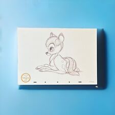Bambi Sketch Walt Disney Collectors Society Lithograph 7”x5” picture