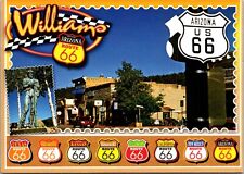 Williams Arizona street view Route 66 postcard picture