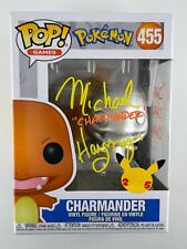 Funko POP Pokemon CHARMANDER SIGNED AUTO W/ INSCRIPTIONS 