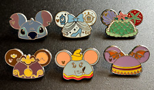 Disney 2024 WDW Hidden Disney Ear Hats Full Set of 6 Pins picture